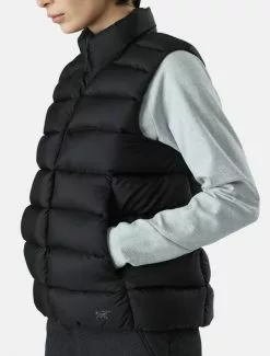 Arc’teryx Seyla Vest Women’s Black -Negozio online UOMO Italia Arcteryx Seyla Vest Womens Black detail 670x882 1