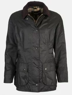 Barbour Beadnell Wax Jacket Sage