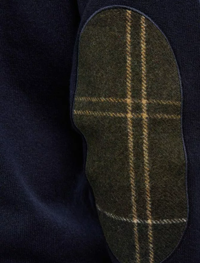 Barbour Harrow Crew Neck Sweater Navy 2 Barbour Harrow Crew Neck Sweater Navy - immagine 2