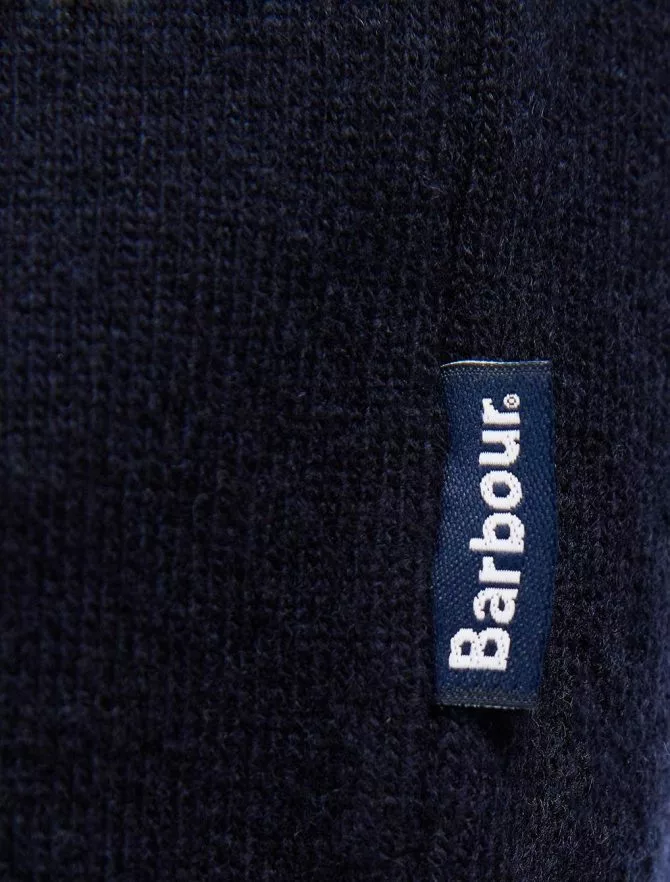 Barbour Harrow Crew Neck Sweater Navy 3 Barbour Harrow Crew Neck Sweater Navy - immagine 3