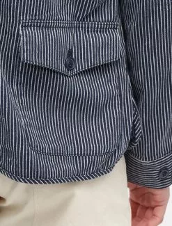 Barbour Hickory Casual Jacket Navy -Negozio online UOMO Italia Barbour Hickory Casual Jacket Navy detail 670x882 1