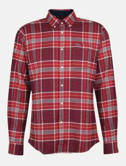 Barbour Jackson Tailored Shirt Red