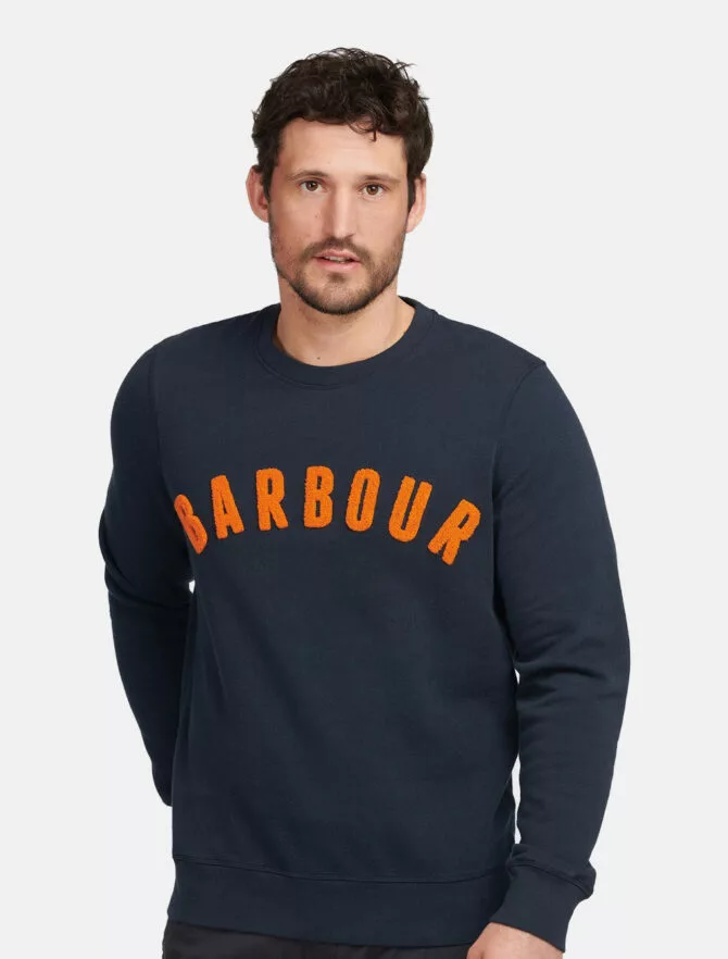 Barbour Prep Sweatshirt Navy 2 Barbour Prep Sweatshirt Navy - immagine 2