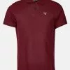 Barbour Tartan Pique Polo Shirt Ruby