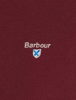 Negozio online UOMO Italia -Negozio online UOMO Italia Barbour Tartan Pique Polo Shirt Ruby detail 670x882 1