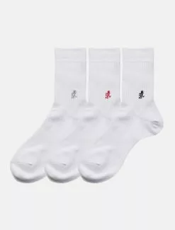 Gramicci Basic Crew Socks White