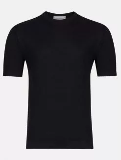 John Smedley Park Pique Navy