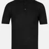 John Smedley Roth Pique Black
