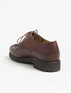 Paraboot Chambord cuir lis marron -Negozio online UOMO Italia Paraboot Chambord cuir lis marron dettaglio tacco