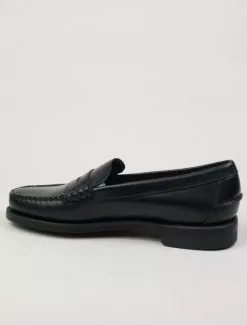 Sebago Classic Dan Waxy Black -Negozio online UOMO Italia Sebago Classic Dan Waxy Black dettaglio laterale 670x882 1