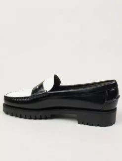Sebago Dan Lug Woman Black White -Negozio online UOMO Italia Sebago Dan Lug Woman Black White laterale 670x882 1