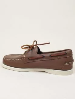 Sebago Docksides Portland Brown -Negozio online UOMO Italia Sebago Docksides Portland Brown dettaglio laterale 670x882 1