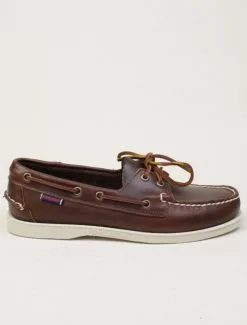 Sebago Docksides Portland Waxed Brown