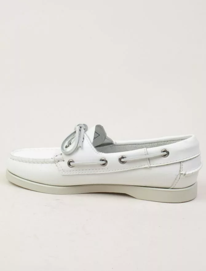 Sebago Docksides Portland Woman White 3 Sebago Docksides Portland Woman White - immagine 3