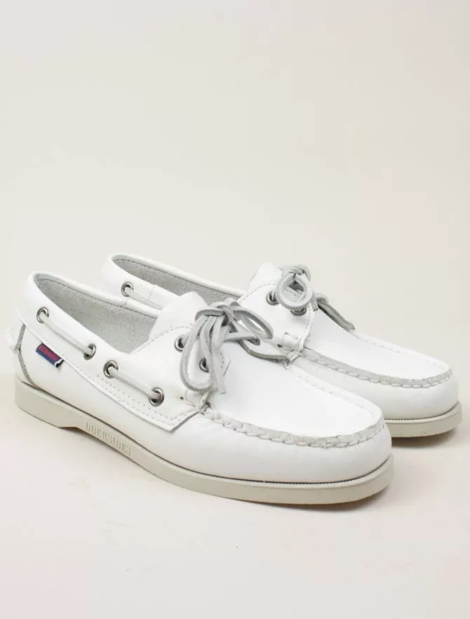 Sebago Docksides Portland Woman White 2 Sebago Docksides Portland Woman White - immagine 2