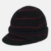 YMC Jeep Merino Wool Cap Burgundy Navy