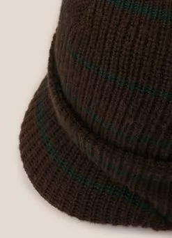 YMC Jeep Merino Wool Cap Green Brown -Negozio online UOMO Italia YMC Jeep Merino Wool Cap Green Brown detail 670x928 1